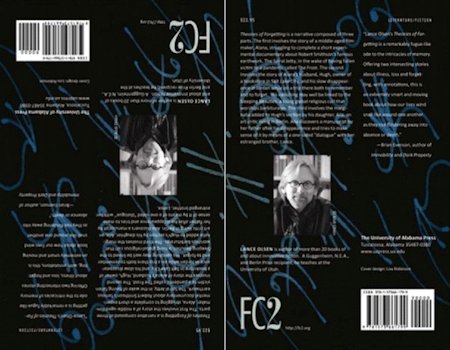 Front and back covers of Theories of Forgetting by Lance Olsen